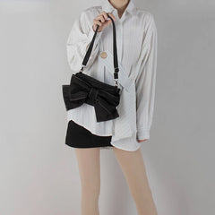 Shoulder Bags Women Bow Lovely Underarm Casual Crossbody Bag