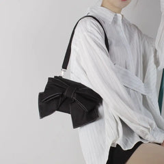 Shoulder Bags Women Bow Lovely Underarm Casual Crossbody Bag