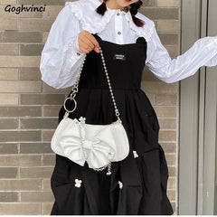 Shoulder Bags Women Bowknot Sweet Girls Casual All-match Underarm Popular
