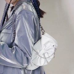 Shoulder Bags Women Bowknot Sweet Girls Casual All-match Underarm Popular