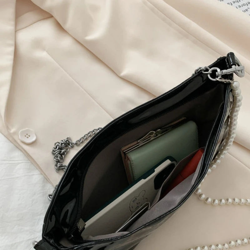 Shoulder Bags Women Butterfly Diamonds Crossbody Chains Zipper Teens