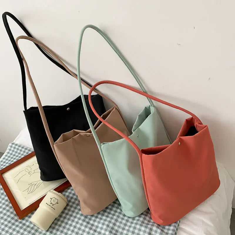 Shoulder Bags Women Candy Colors Cross-body Canvas Bag