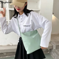 Shoulder Bags Women Candy Colors Cross-body Canvas Bag