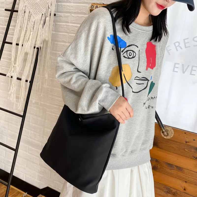 Shoulder Bags Women Candy Colors Cross-body Canvas Bag