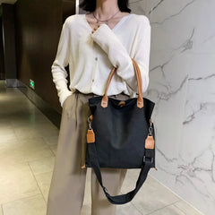 Canvas Tote Bag Women Large Capacity Shoulder Messenger Bag