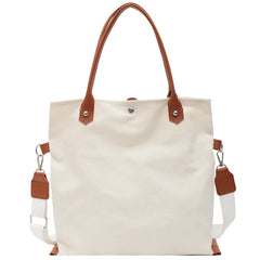 Canvas Tote Bag Women Large Capacity Shoulder Messenger Bag