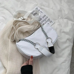 Shoulder Bags Women Chains Underarm PopularBag High Street Harajuku
