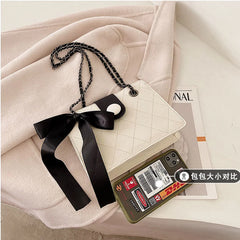 Women's Diamond Lattice Shoulder Bag Office Ladies Cross Body Vintage