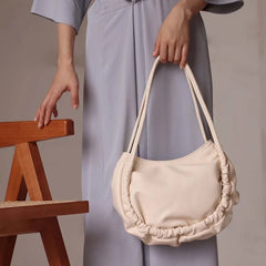 Pleated Tote Bag Women Large Capacity Shoulder Bags