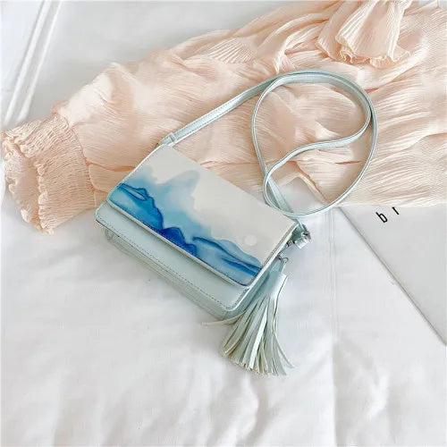 Chinese Style Mini Shoulder Bag PU Crossbody High Street Women Flap
