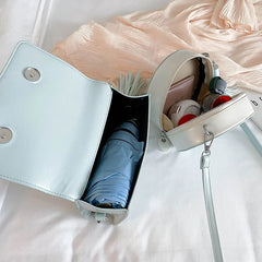 Chinese Style Mini Shoulder Bag PU Crossbody High Street Women Flap