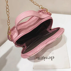 Floral Shoulder Bag Women Casual Handbag Zipper Sweet Purse All-match Satchel