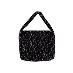 Floral Corduroy Shoulder Bag Large Capacity Retro Women's Handbag