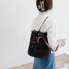 Shoulder Bags Women Flower Embroidery Hollow Out Underarm Handbag