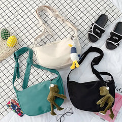 Shoulder Bags Women Japanese Style Harajuku Hip-pip Cross Body Canvas Bag