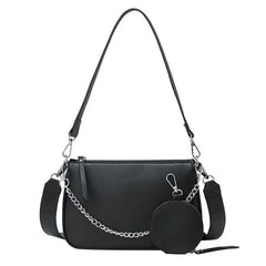 Shoulder Bags Women Style Underarm PopularBag Zipper Cross Body Chain Handbags