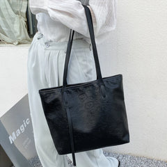 Shoulder Bags Women Large Capacity Casual Totes Cartoon Pattern Soft Handbags