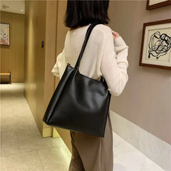 Large Capacity Shoulder Bag Crossbody Tote for College Students
