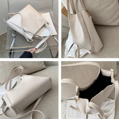 Large Capacity Shoulder Bag Crossbody Tote for College Students