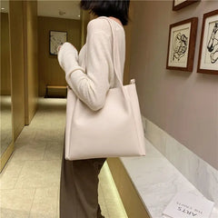 Large Capacity Shoulder Bag Crossbody Tote for College Students