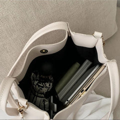 Large Capacity Shoulder Bag Crossbody Tote for College Students