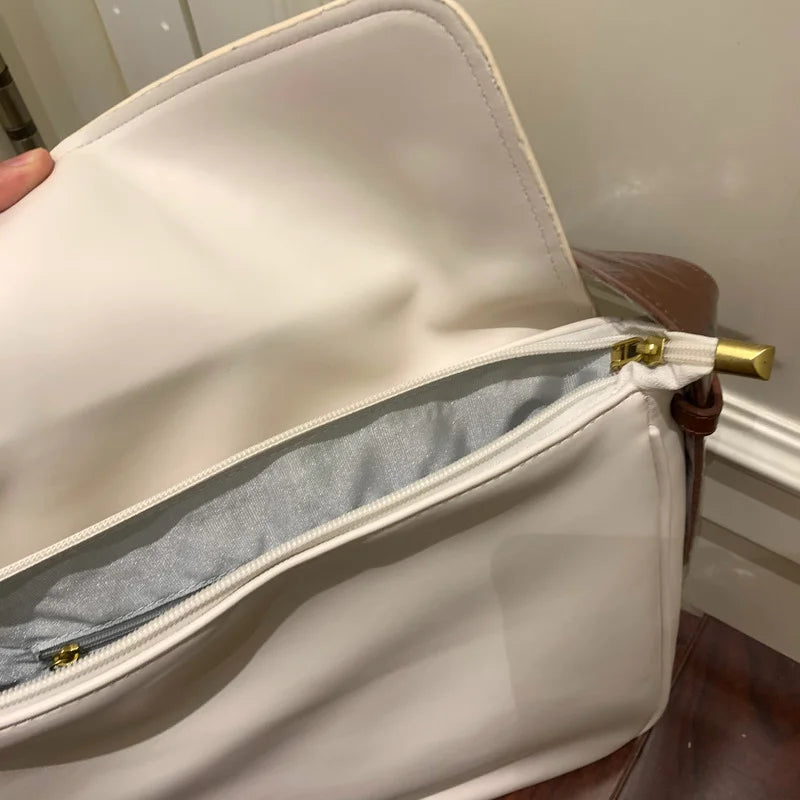 Shoulder Bags Women Large Capacity PU Leather All-match School Travel C