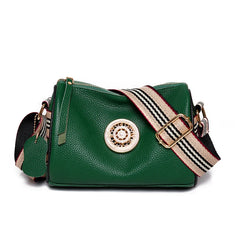 Shoulder Bags Women Leather Handbags Spin Luck Metal Soft Messenger Bag