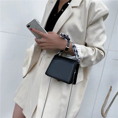 Women Shoulder Bag Chain Cross-body PU Leather