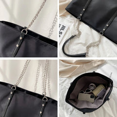 Shoulder Bags Women Nylon Casual Tote Zipper Large Capacity Ladies