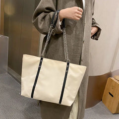 Shoulder Bags Women Nylon Casual Tote Zipper Large Capacity Ladies
