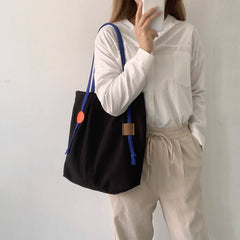 Nylon Waterproof Shoulder Bag Large Capacity Tote Handbag