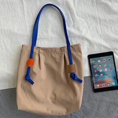 Nylon Waterproof Shoulder Bag Large Capacity Tote Handbag