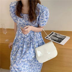 Shoulder Bags Women PU Leather Solid Stylish Underarm All-match Handbags Casual