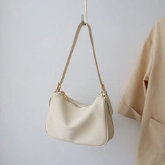 Shoulder Bags Women PU Solid Leisure All-match Style OL Ins Underarm Handbags
