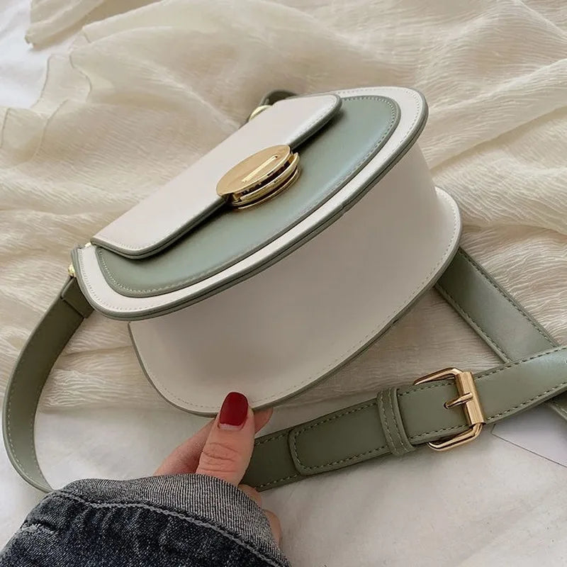 Shoulder Bags Women Panelled Leisure Cross Body Sweet Teens Females Handbags