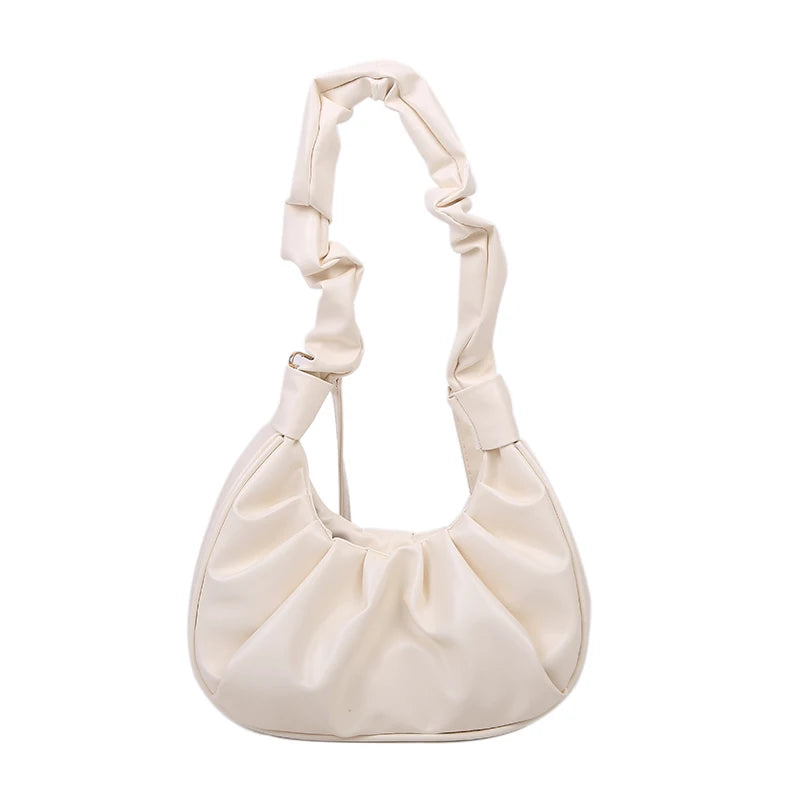 Shoulder Bags Women Pu Solid Hobos Large Capacity Vintage Office Ladies Underarm