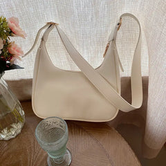 Retro Underarm Soft PU Shoulder Bag Women