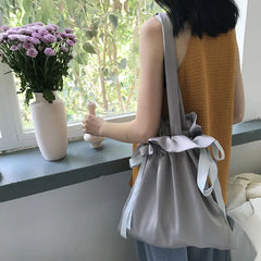 Shoulder Bags Women Satin Ladies Cross-body Totes Bag Big Capacity Shopping