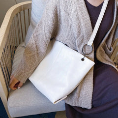 Shoulder Bags Women Soft PU Leather Casual Totes Big Capacity Cross-body