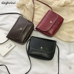 Shoulder Bag Women Solid Cross Body OL Leisure Harajuku Style All-match