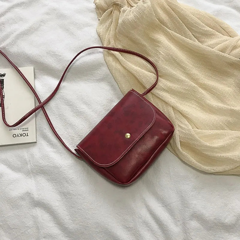 Shoulder Bag Women Solid Cross Body OL Leisure Harajuku Style All-match