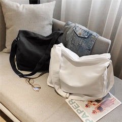 Solid Harajuku Shoulder Bag for Women Teens Purse