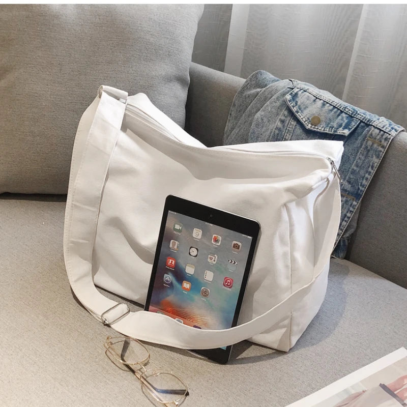 Solid Harajuku Shoulder Bag for Women Teens Purse