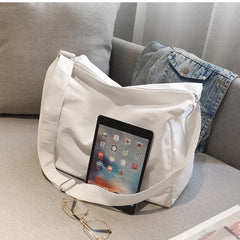 Solid Harajuku Shoulder Bag for Women Teens Purse