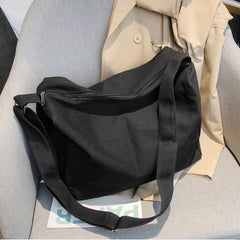Solid Harajuku Shoulder Bag for Women Teens Purse