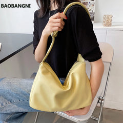 Women's PU Leather Shoulder Bag Large Capacity Satchel