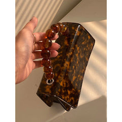 Vintage Beading Top-handle Chain Cross-body Shoulder Bag