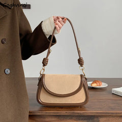 Shoulder Bags Women Vintage Crossbody PU Leather Handbags