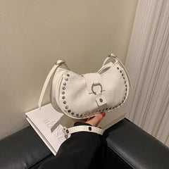 Crocodile Pattern PU Leather Shoulder Bag for Women
