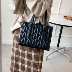 Shoulder Bags for Women Handbag Pu Leather Female Shopper Bag Bolsas Diamond